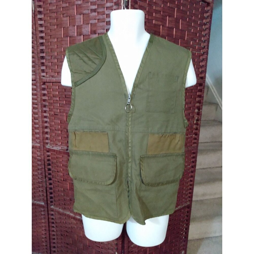 Vintage Saftbak Hunting Vest Mens Medium Outdoors Nature Hiking